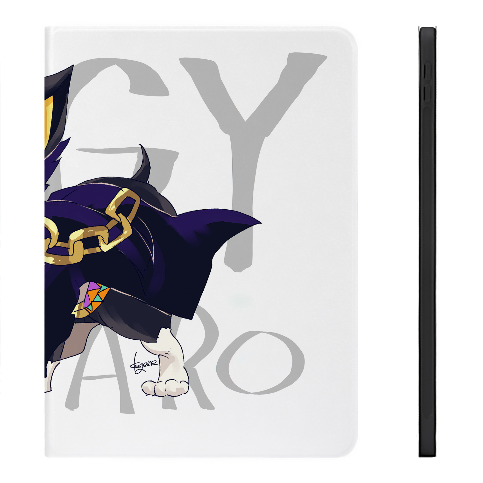 （画像用） ジョジョの奇妙な冒険 JoJo's Bizarre Adventure IPadケース ペンホルダー付き ブックスタイルデザイン
